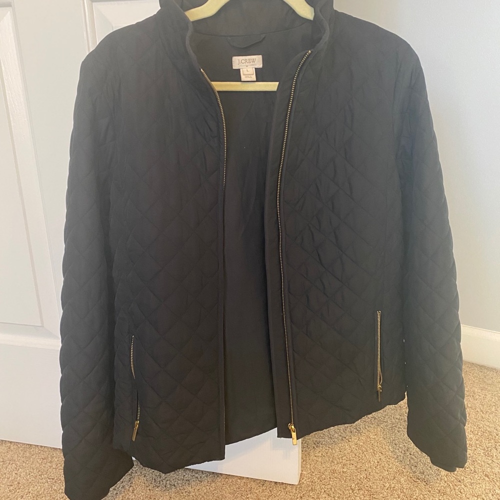 JCrew factory quilted jacket